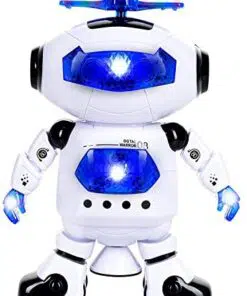 Toysery Walking Dancing Robot Toys for Kids – 360° Body Spinning Robot