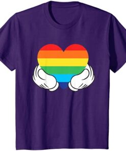 Disney Mickey Mouse Hands Rainbow T-Shirt