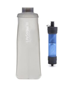 LifeStraw Flex Multi-Function Water Filter System with 2-Stage Carbon Filtration for Hiking