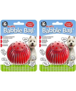 Pet Qwerks Blinky Babble Ball Interactive Dog Toys